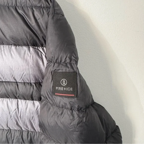 Bogner Fire & Ice e-D Down Jacket Mens S Black Puffer Coat Quality Made Warm EUC - Picture 6 of 15